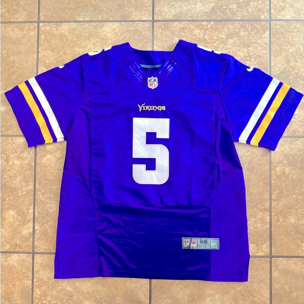Authentic MN Vikings Teddy Bridgewater #5